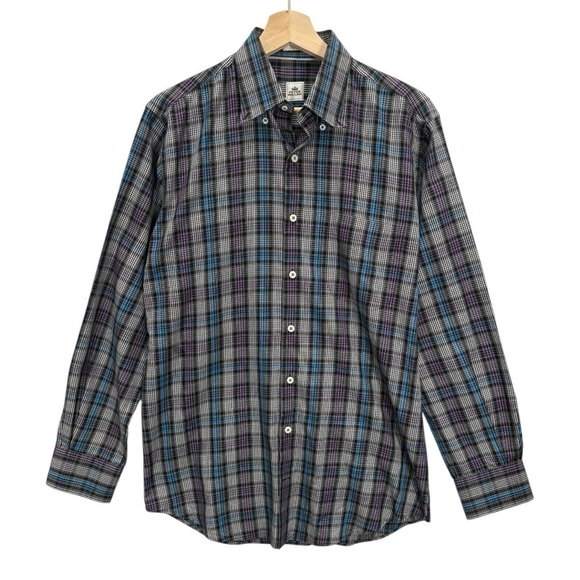 Peter Millar Collared Button Down Shirt Size Medium - Picture 1 of 9